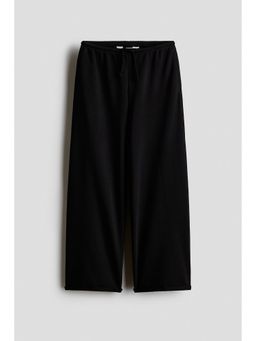 H&M - Girls Black Wide-leg joggers