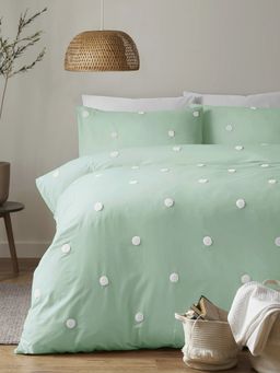 the White Moss - Desert Rose Sea Green Microfiber Ac Room 150 Gsm Single Bed Comforter