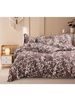 BAJO'S - 300 Tc King Bedsheet With 2 Pillow Covers Peach