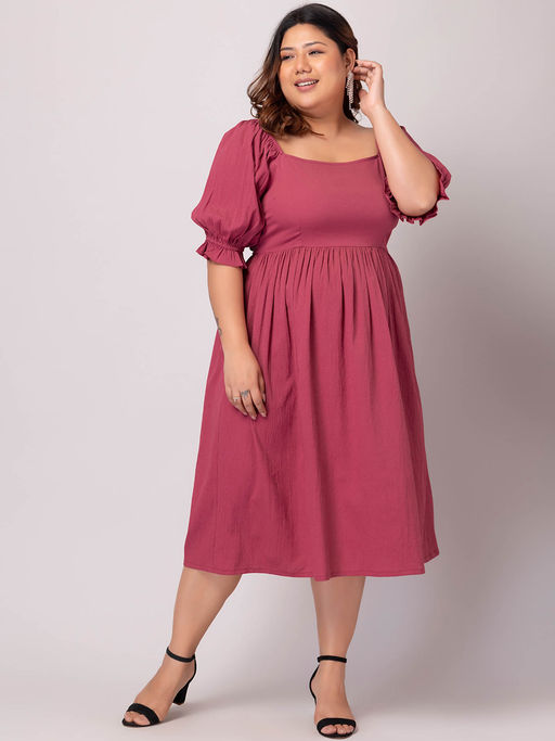 chinese dress ladies A Line Dress Curve HS691 Custom / Navy-DB775