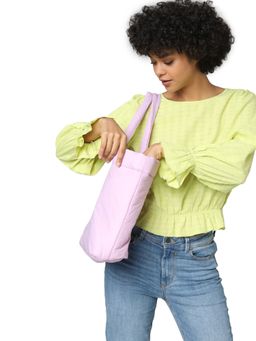 ONLY - Women Textured Green Top