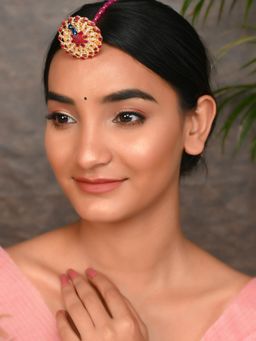 Silvermerc Designs - Gold Plated Peacock Handcrafted Bold Unique Ethnic Borla