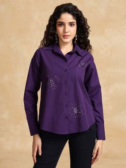 Kazo - Purple Sniggy Shirt