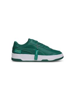 Puma - Unisex Green Aston Martin F1 CA Match Leather Sneakers