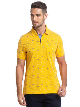 Parx - Medium Yellow Polo T-shirt