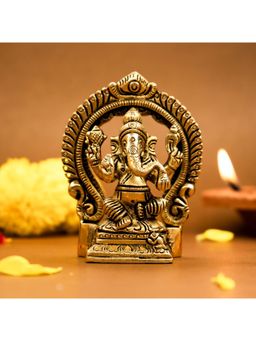 Ekhasa - 100% Pure Brass Ganesha Idol