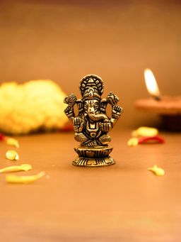 Ekhasa - 100% Pure Brass Ganesha Idol
