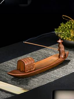 Ekhasa - Ceramic Agarbatti Stand with Ash Catcher