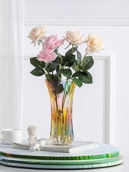 Ekhasa - 100% Crystal Glass Vase Flower Pot