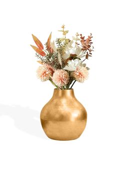 Ekhasa - Unbreakable Metallic Gold Flower Vase