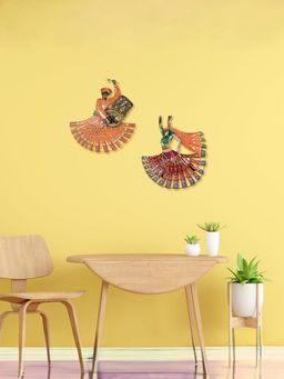 Ekhasa - Rajasthani Dancers Metal Wall Decoration