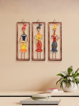 Ekhasa - Rajasthani Musicians Metal Wall Decoration