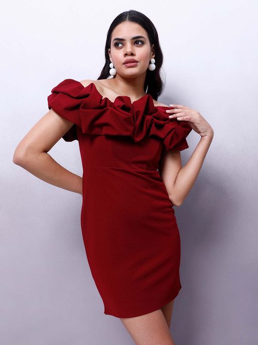 off shoulder maroon bodycon dress Maroon Off Shoulder Burgundy Bodycon Maxi Dress iwearmystyle