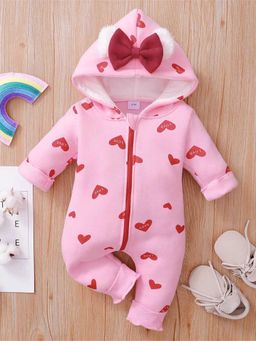 BRANDONN - Baby Pink Printed Romper