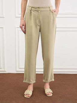 ELLE - Women Beige Trouser