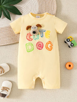 Hopscotch - Text Print Romper