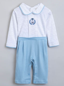 Hopscotch - Pure Cotton Peter Pan Collar Romper