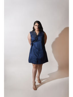Amoh - Luxe Navy Blue Dress