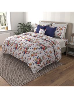 By ADAB - MSC Roman Flower 400 TC Bed Sheet (Set of 3)