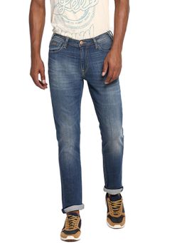 Lee - Men Bruce Crosshatch Blue Skinny Fit Jeans