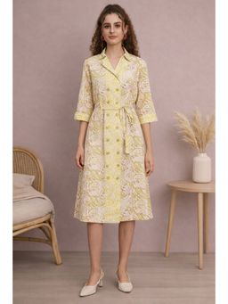 TULSATTVA - Sunshine Paisley Shirt Midi Dress