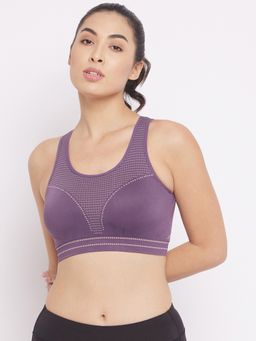C9 Airwear - Womens Active Sports Bra With Pads - Purple