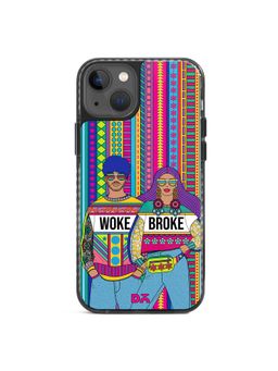 DailyObjects - Woke Broke Couple Stride 2.0 Case Cover