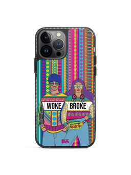 DailyObjects - Woke Broke Couple Stride 2.0 Case Cover