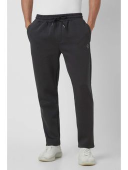 Van Heusen - Men Grey Solid Slim Fit Casual Trackpant