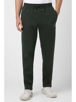 Van Heusen - Men Green Solid Relaxed Fit Casual Trackpant