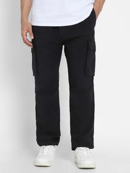 American Eagle - Men Black Flex Relaxed Straight Cargo Pant