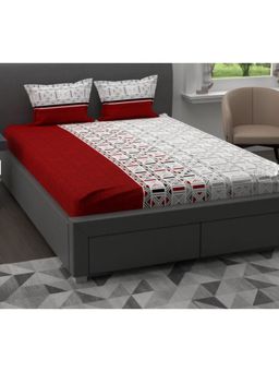 Happy Hues - Modern Minimalistic Double Bedsheet Cr8194