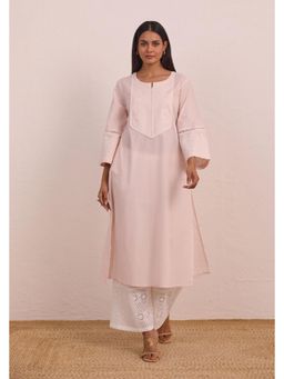 Tara-C-Tara - Pink Embroidered Kurta and Palazzo