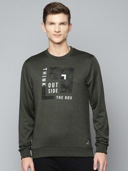 Alcis - Men Green Printed Sweatshirt