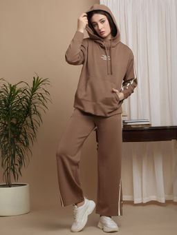 Sweet Dreams - Solid Hooded T-Shirt with Pyjama (Set of 2)