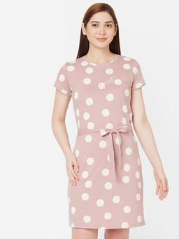 Sweet Dreams - Polka Print Short Night Dress