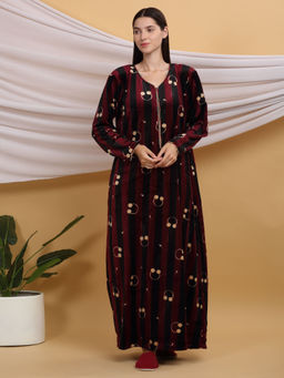 Sweet Dreams - Red Striped Night Dress