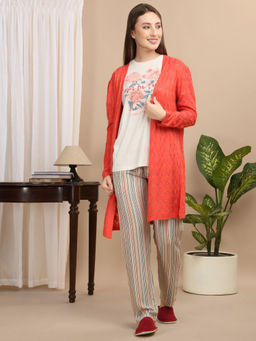 Sweet Dreams - Printed T-Shirt with Pyjama and Jacket (Set of 3)