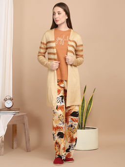 Sweet Dreams - Printed T-Shirt with Pyjama and Jacket (Set of 3)