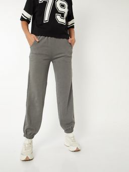 max - Green Women Solid Athleisure Joggers