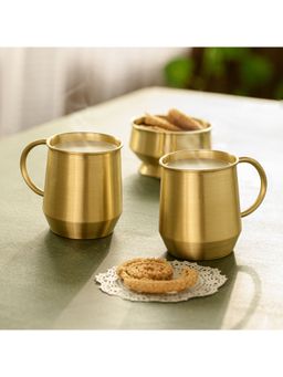 Ellementry - Oro brass coffee mug