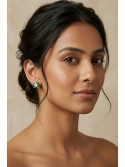 Sica Jewellery - 925 Silver Moissanite Polka Shivani Earrings