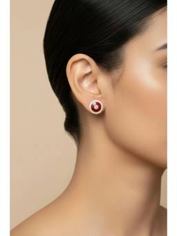Sica Jewellery - 925 Silver Moissanite Polka Lasya Earrings