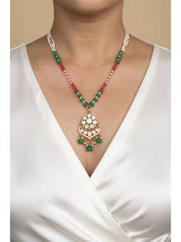 Sica Jewellery - 925 Silver Moissanite Polka Charvi Necklace