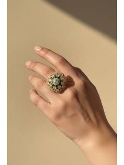 Sica Jewellery - 925 Silver Moissanite Polka Pennar Ring