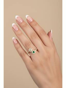 Sica Jewellery - 925 Silver Moissanite Polka Ritz Ring
