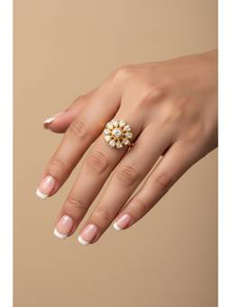 Sica Jewellery - 925 Silver Moissanite Polka Dulaar Ring