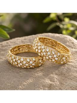 VIVINIA By Vidhi Mehra - Polka Statement Pair Of Bangles