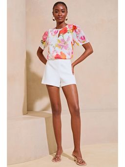 Lipsy - Flutter Sleeve Chiffon Blouse Top