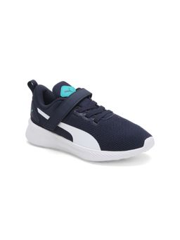 Puma - Flyer Runner V Pre-School Kids Blue Running Shoes